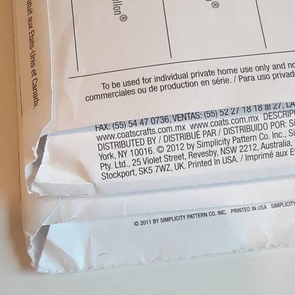 Simplicity 1824 2170 Quilted Handbag Scarf Variations Accessory Pattern Set - Picture 11 of 11